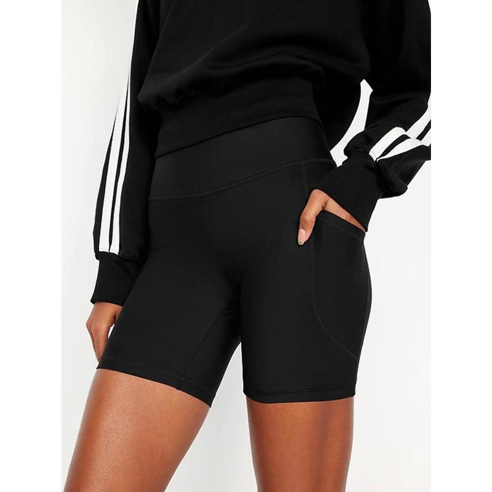 Old Navy High-Waisted PowerSoft Pocket Biker Shorts - L